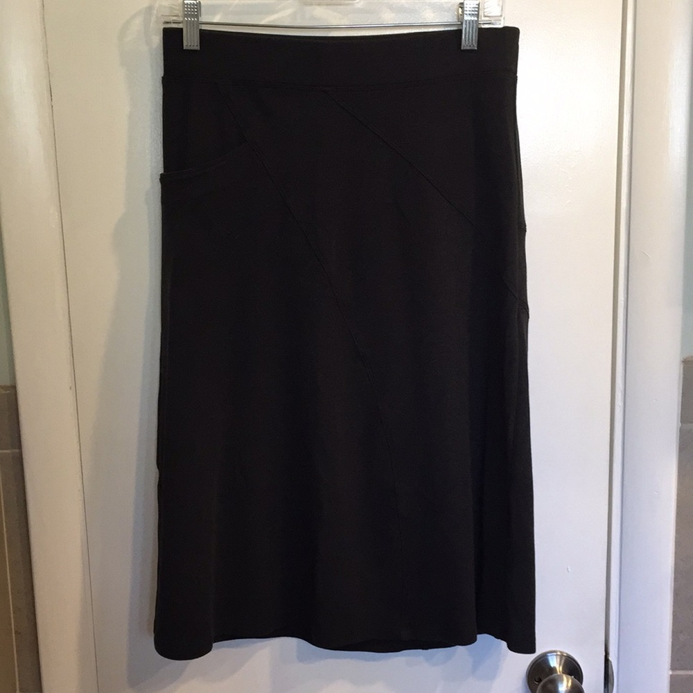 Horny Toad Dark Gray Knit Skirt
